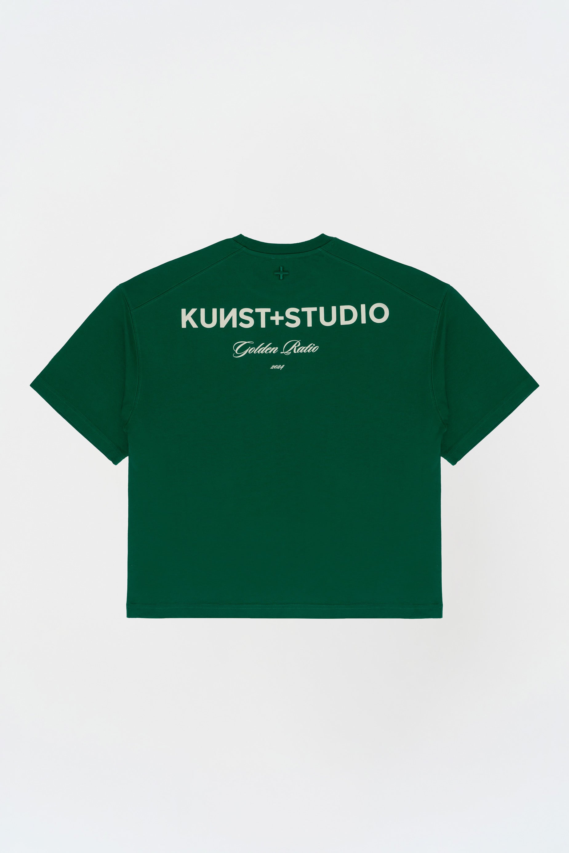 Kısa Kollu Baskılı Box Fit Yeşil T-Shirt