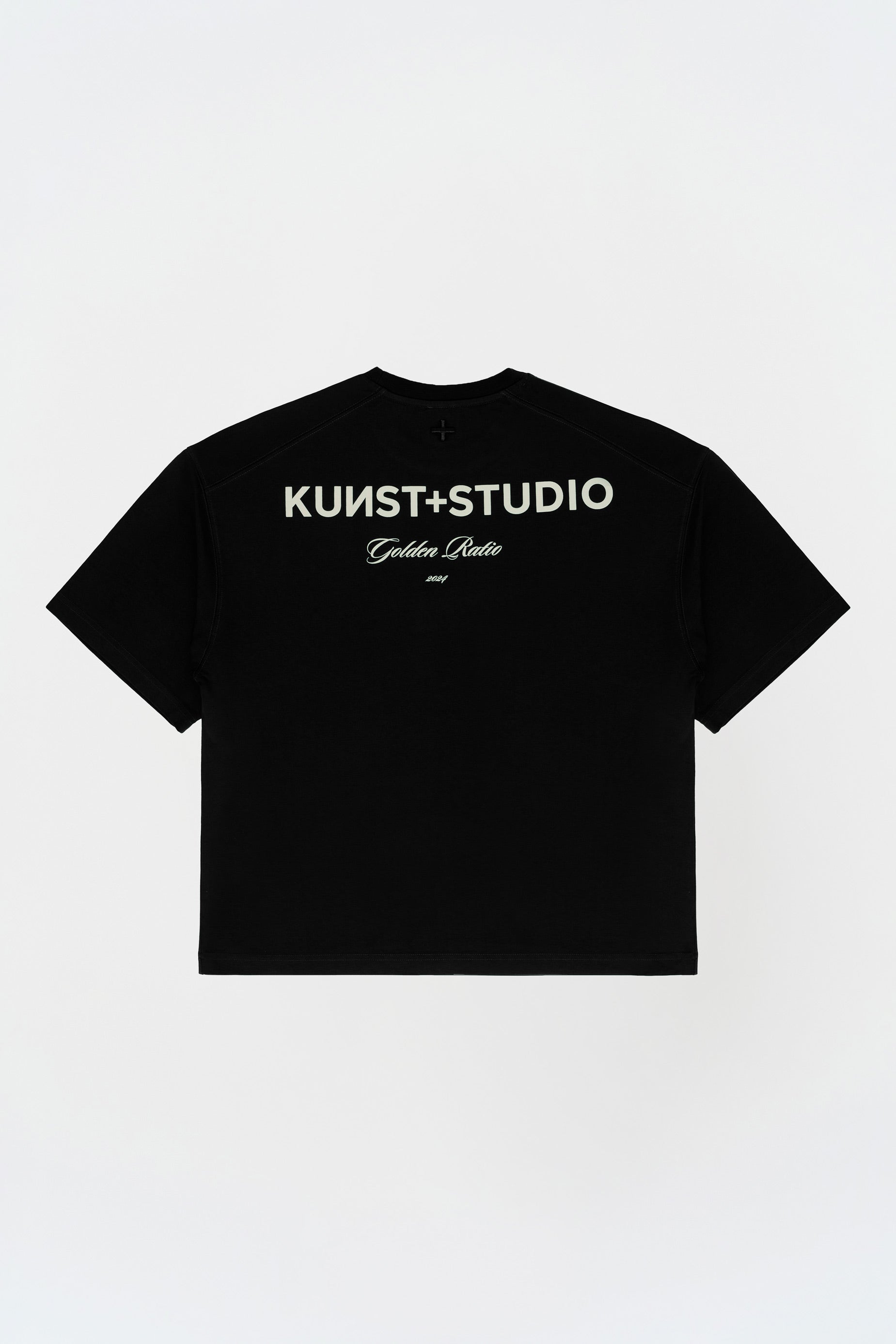 Kısa Kollu Baskılı Box Fit Siyah T-Shirt