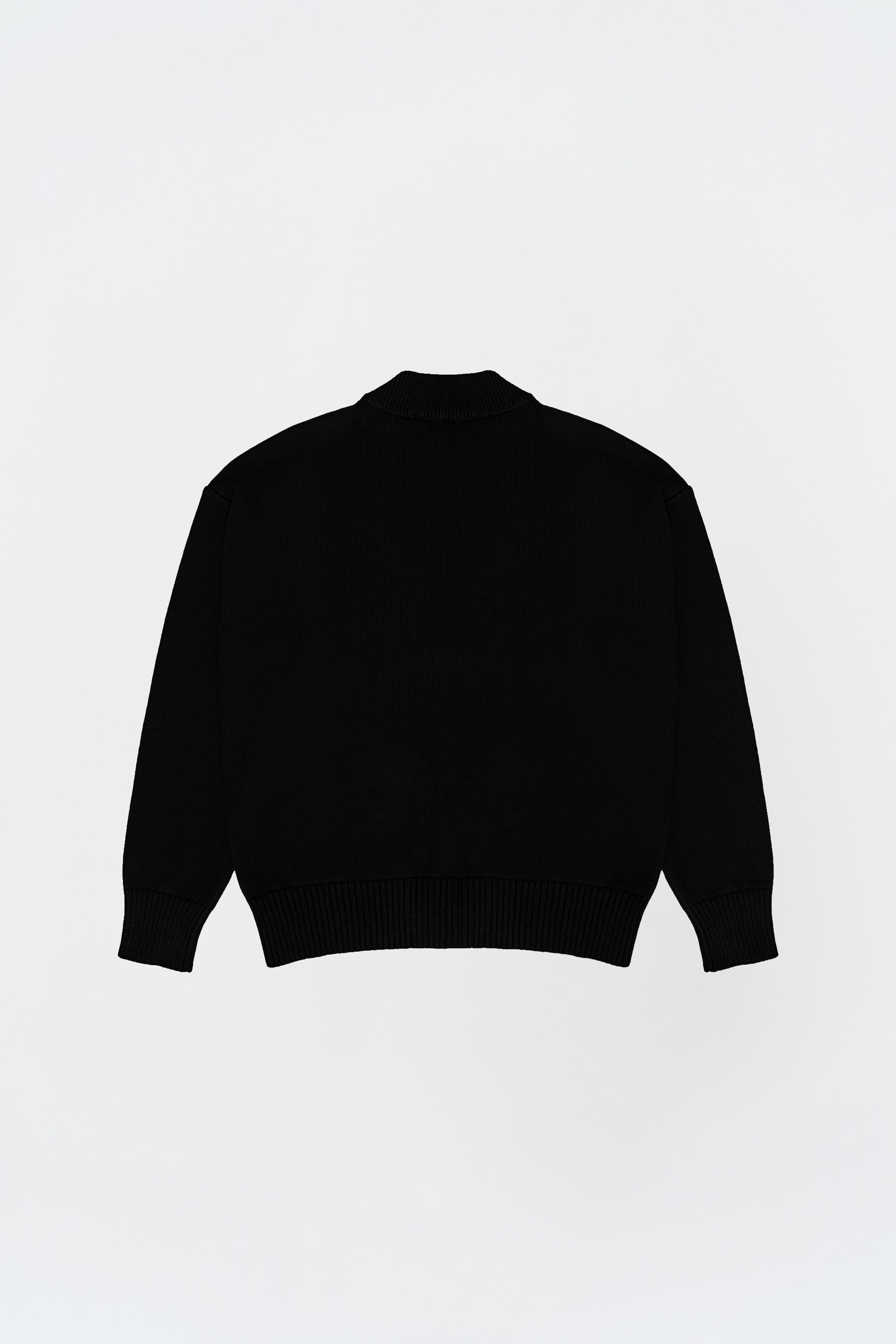 Nakışlı Siyah Hırka