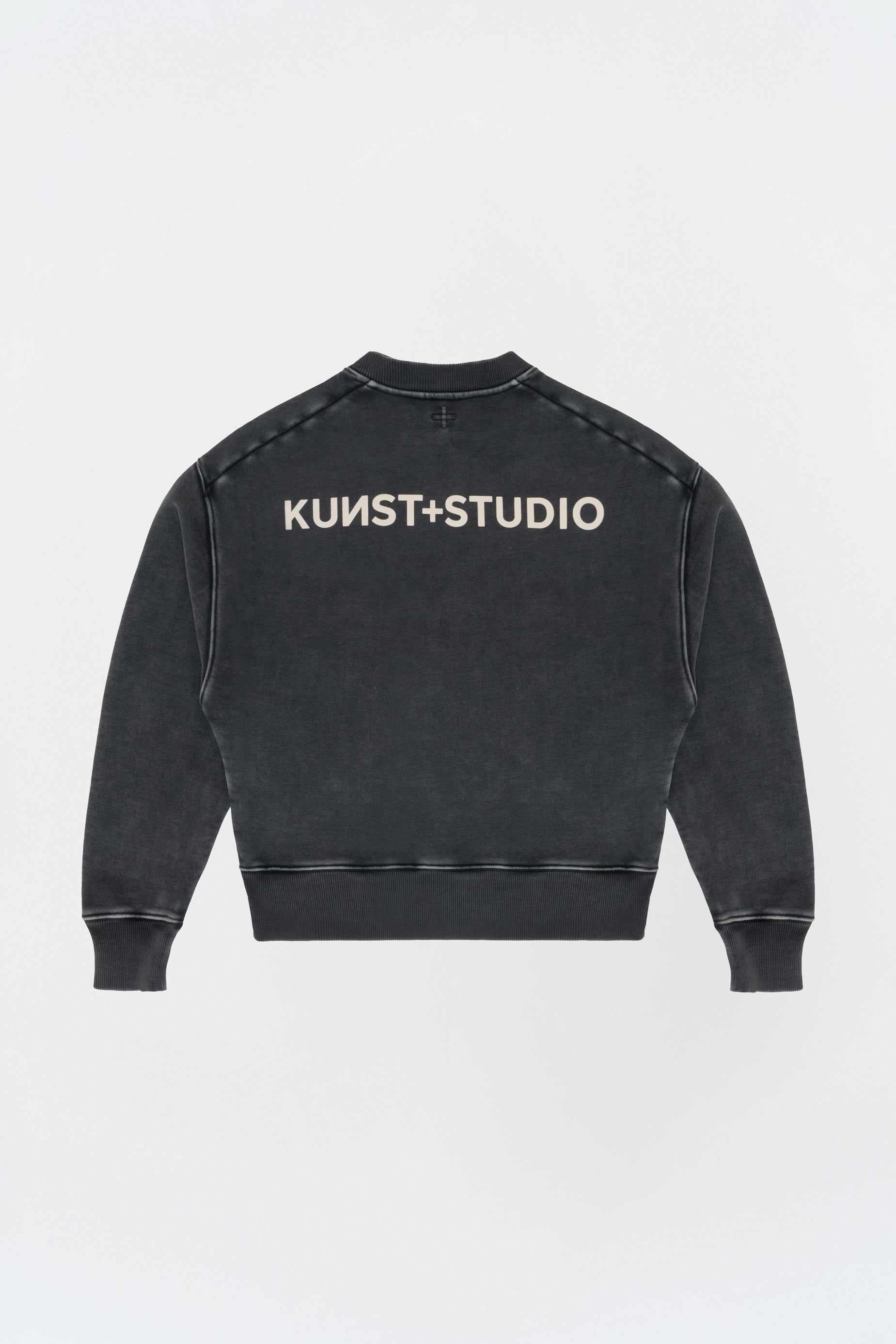 Yıkanmış Gri Oversize Sweatshirt