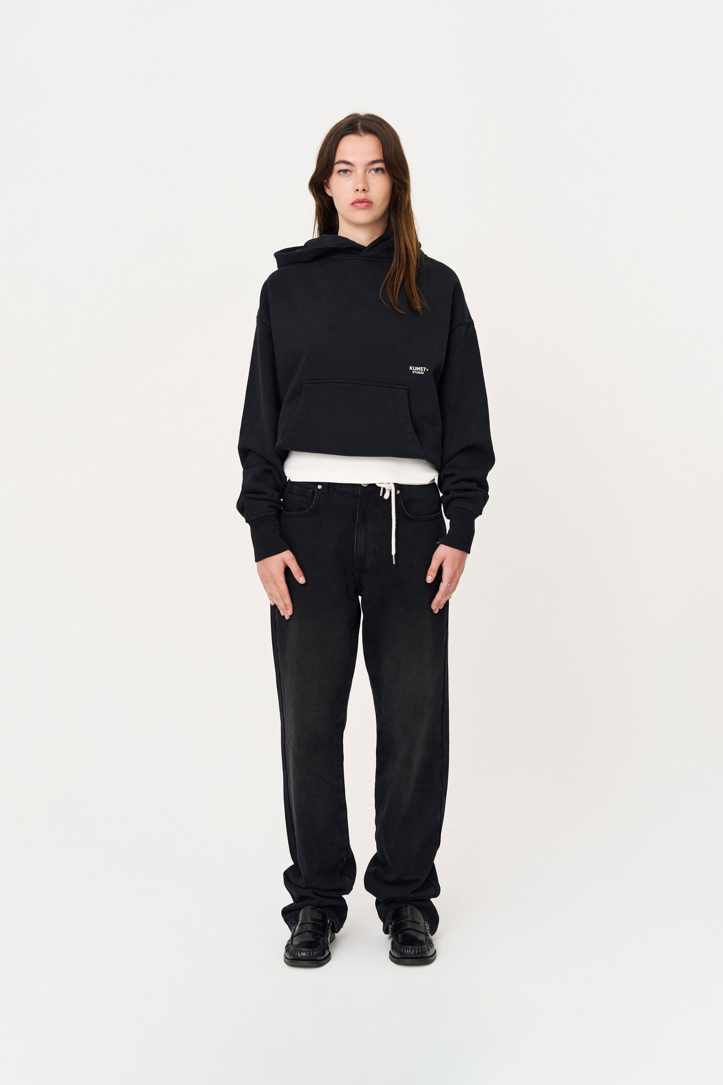 Siyah Oversize Hoodie