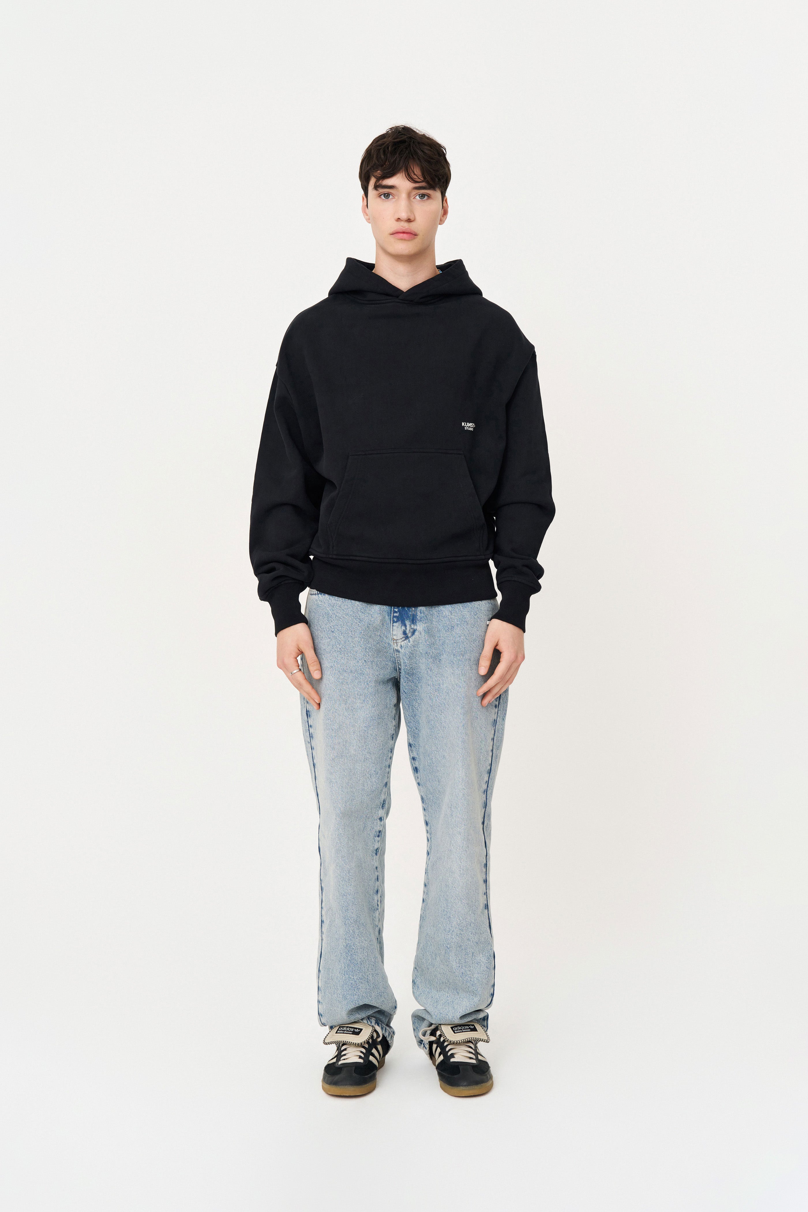 Siyah Oversize Hoodie