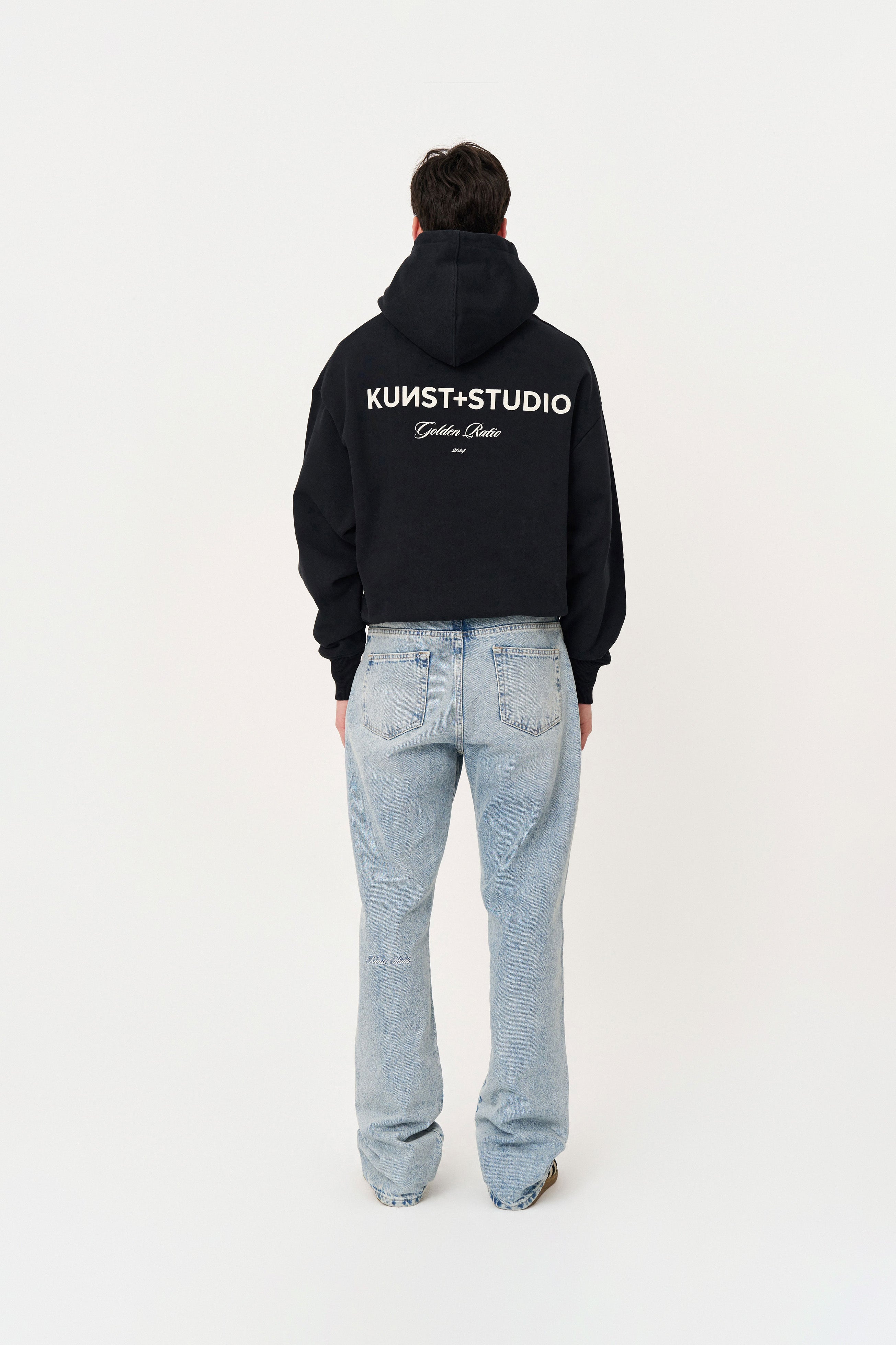 Siyah Oversize Hoodie