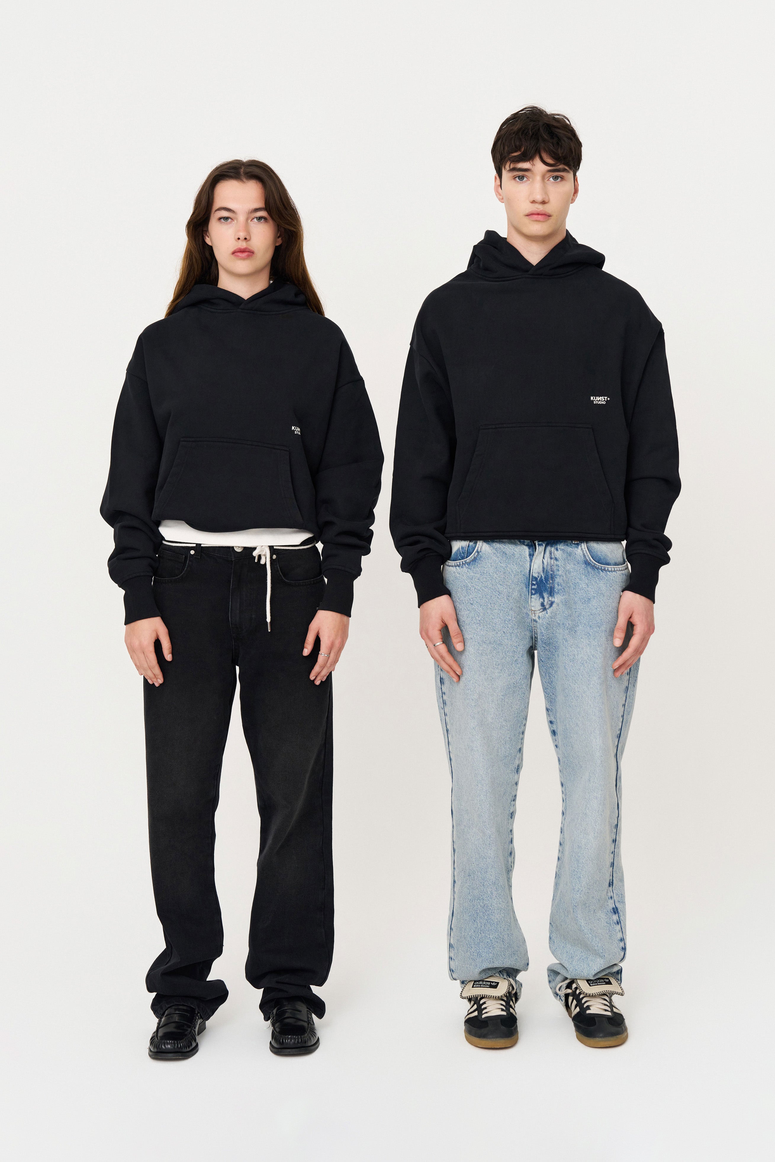 Siyah Oversize Hoodie