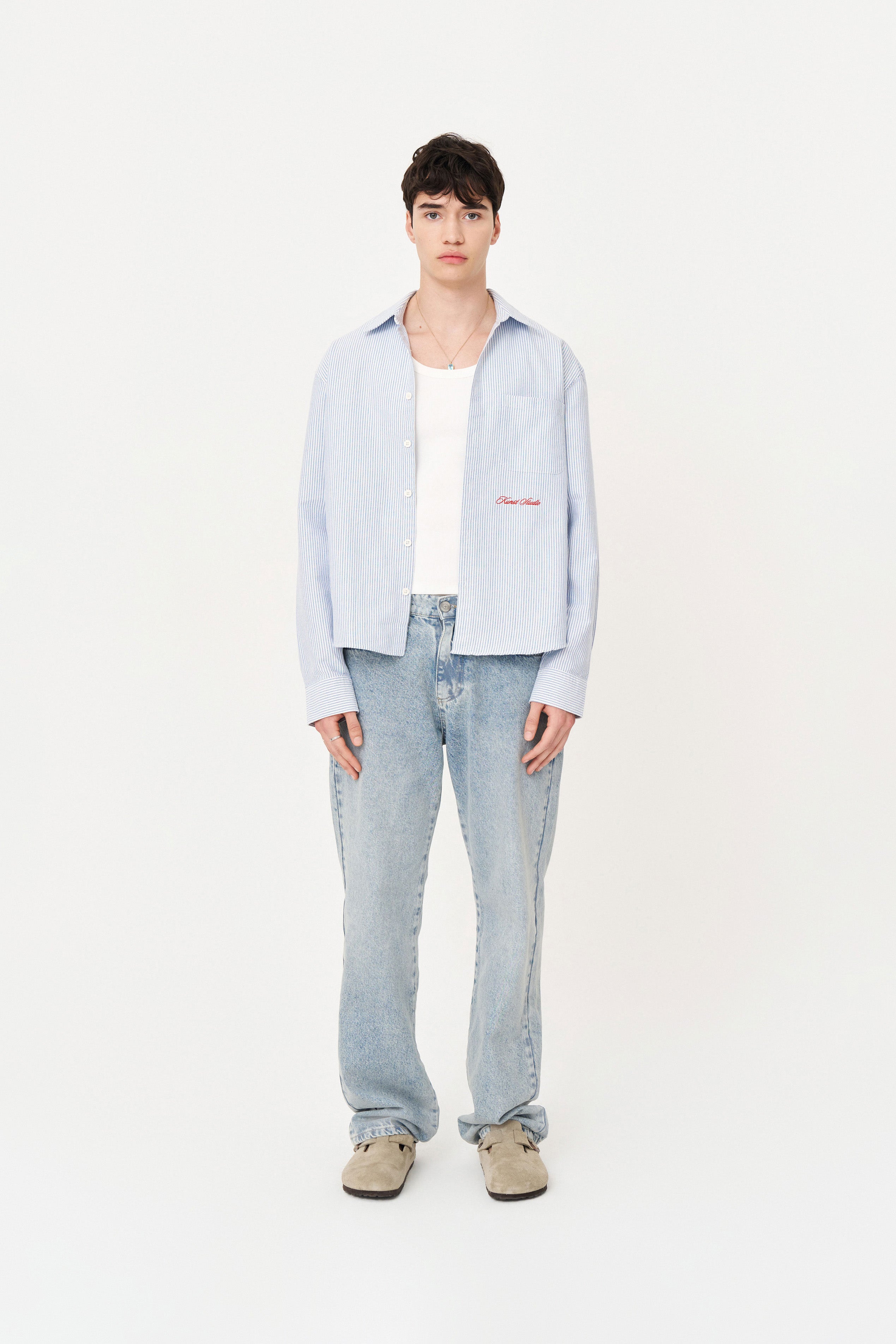 Açık Mavi Straight Fit Jean