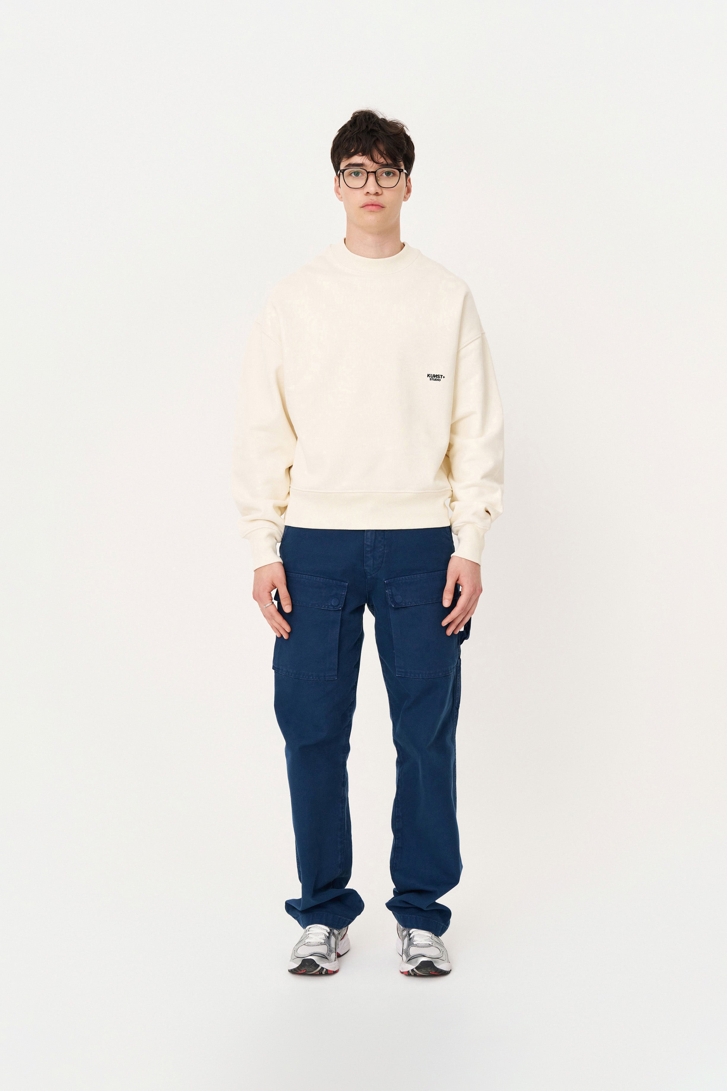 Ekru Oversize Sweatshirt
