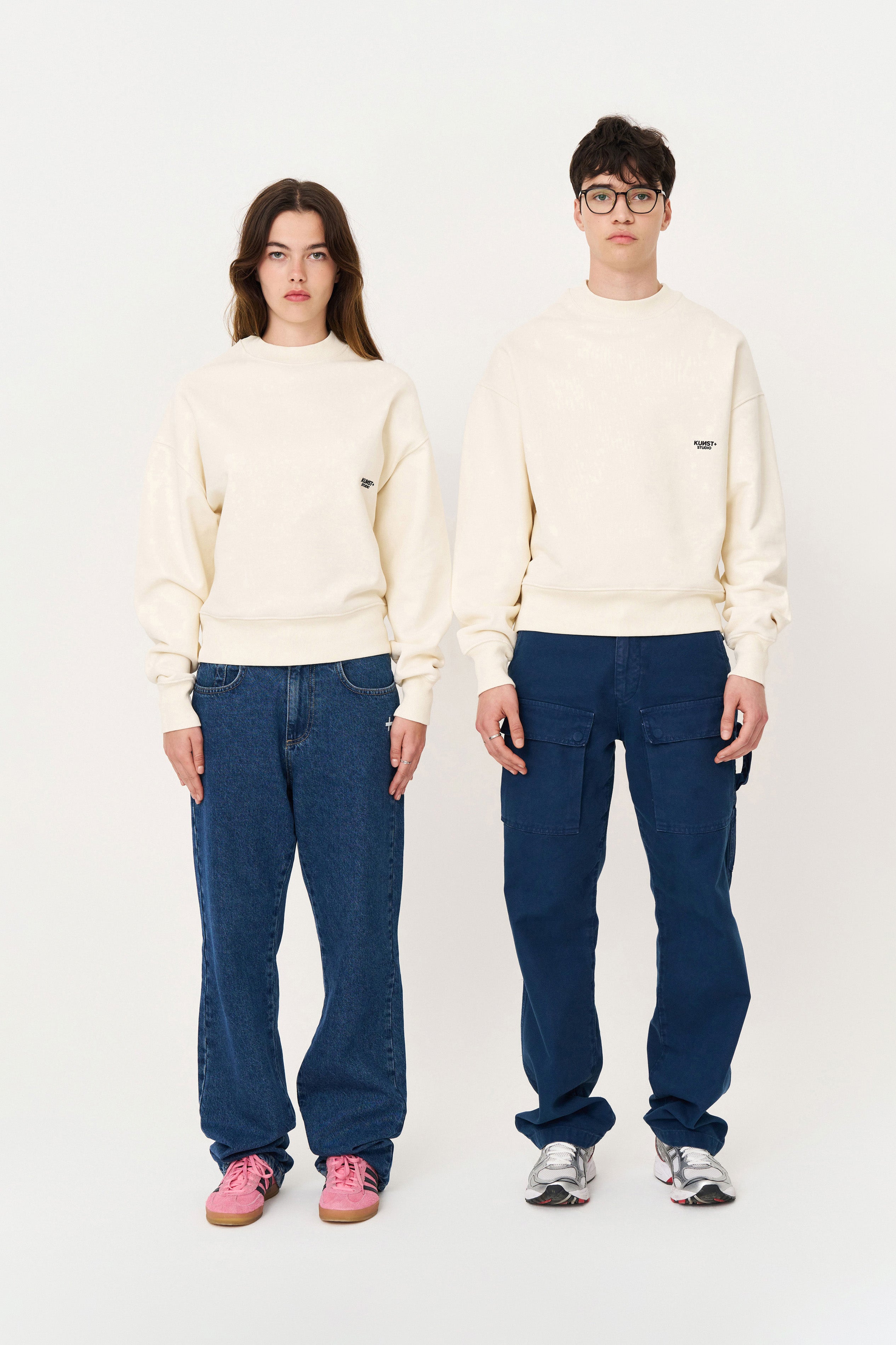 Ekru Oversize Sweatshirt
