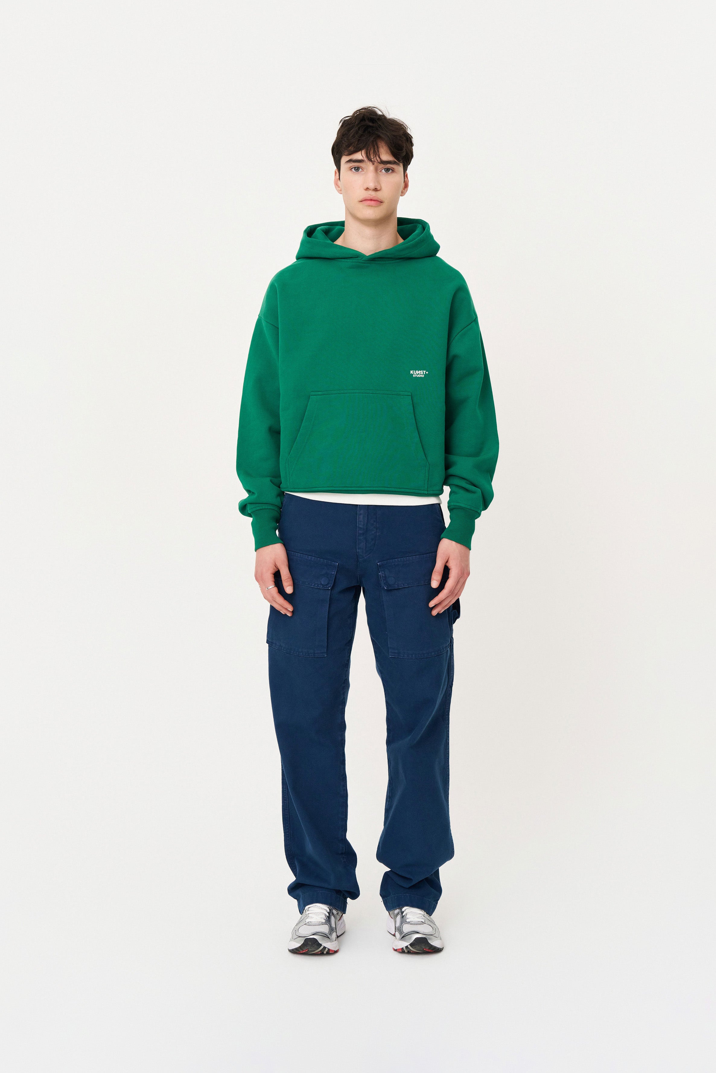 Yeşil Oversize Hoodie