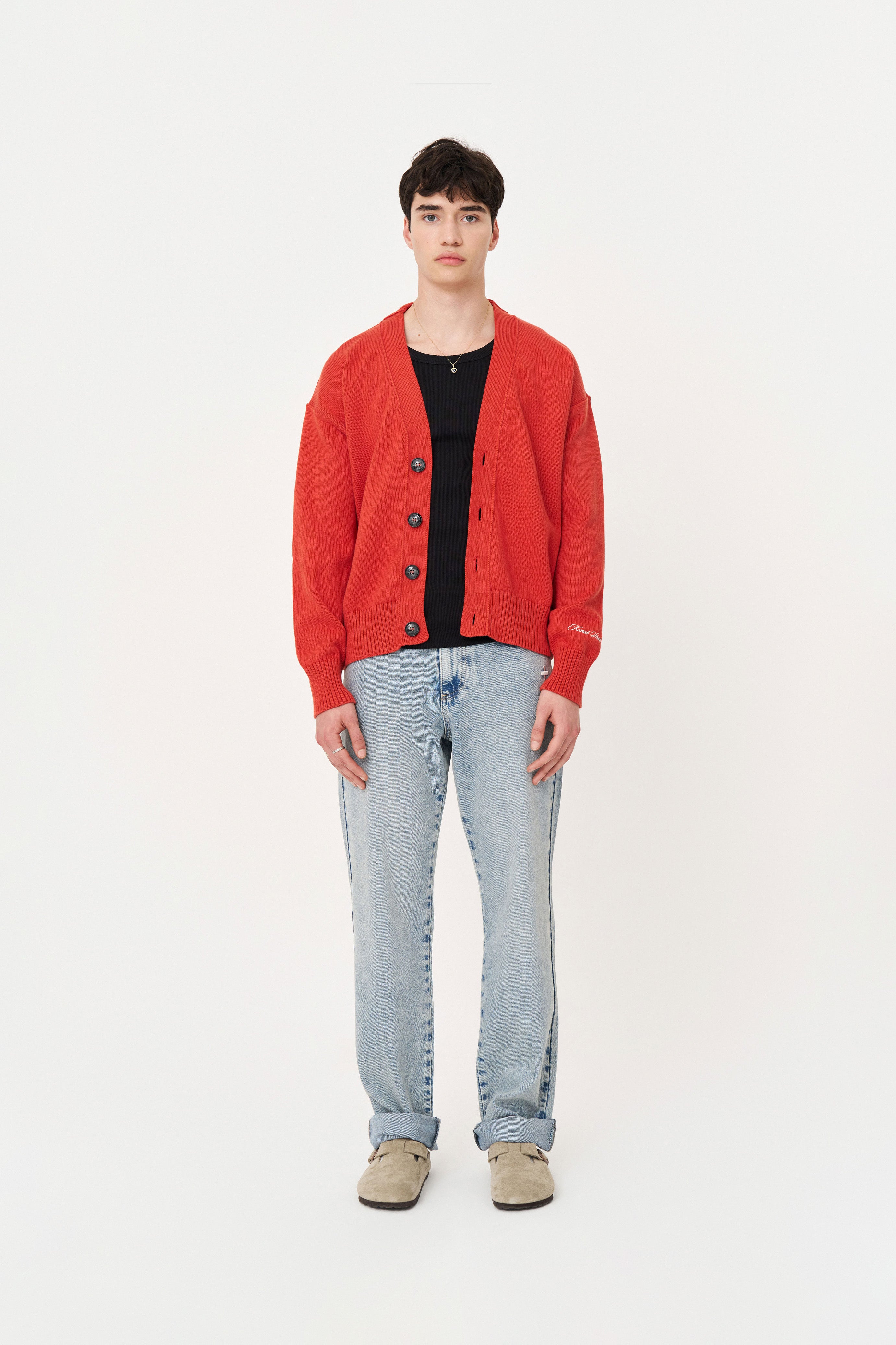 Nakışlı Mercan Hırka