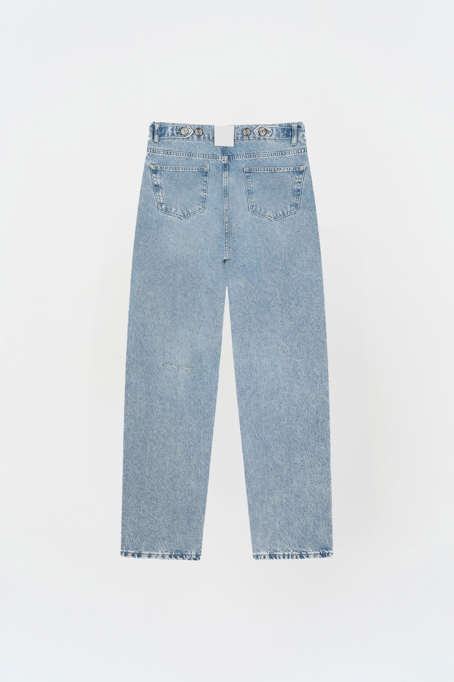 Açık Mavi Straight Fit Jean