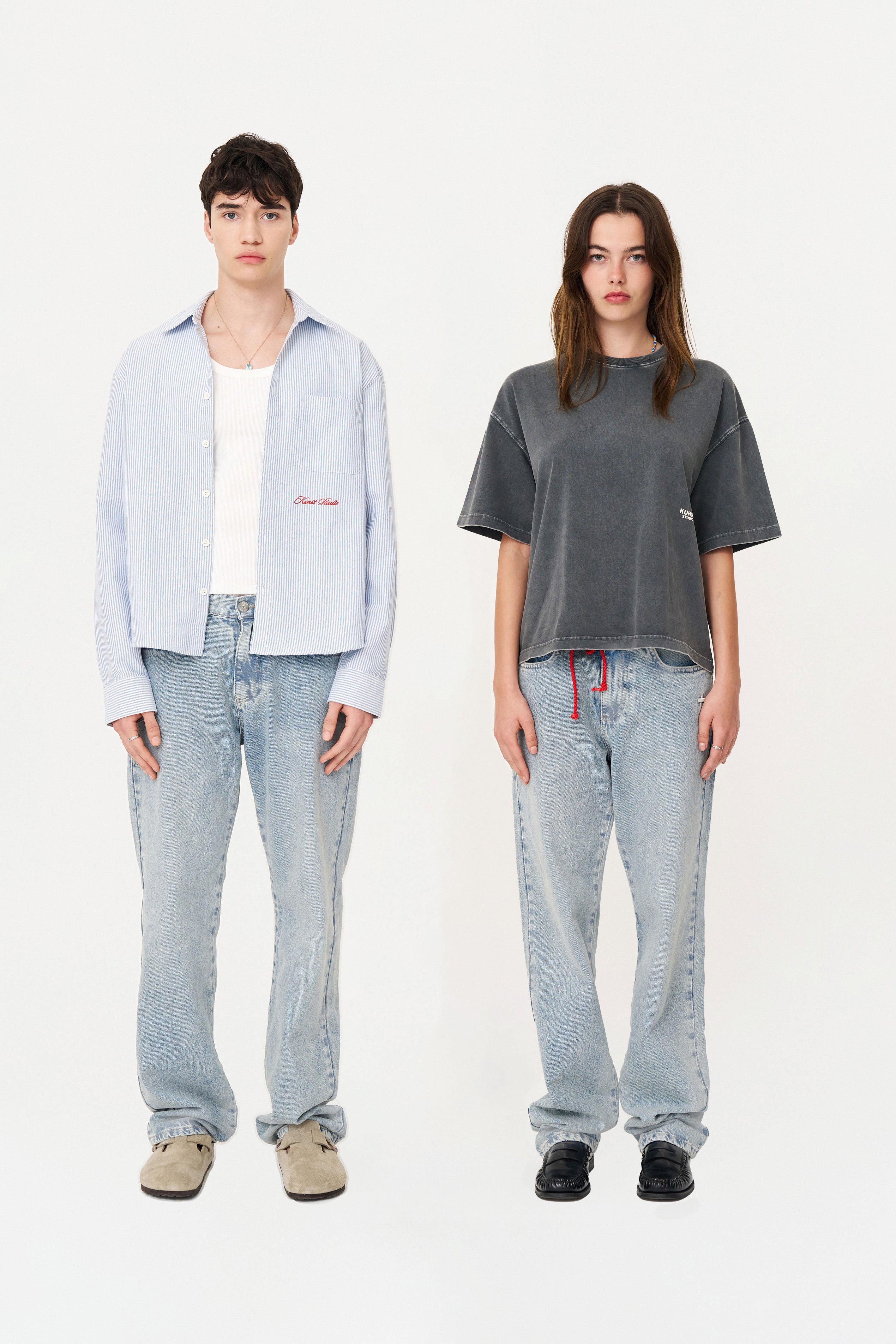 Açık Mavi Straight Fit Jean