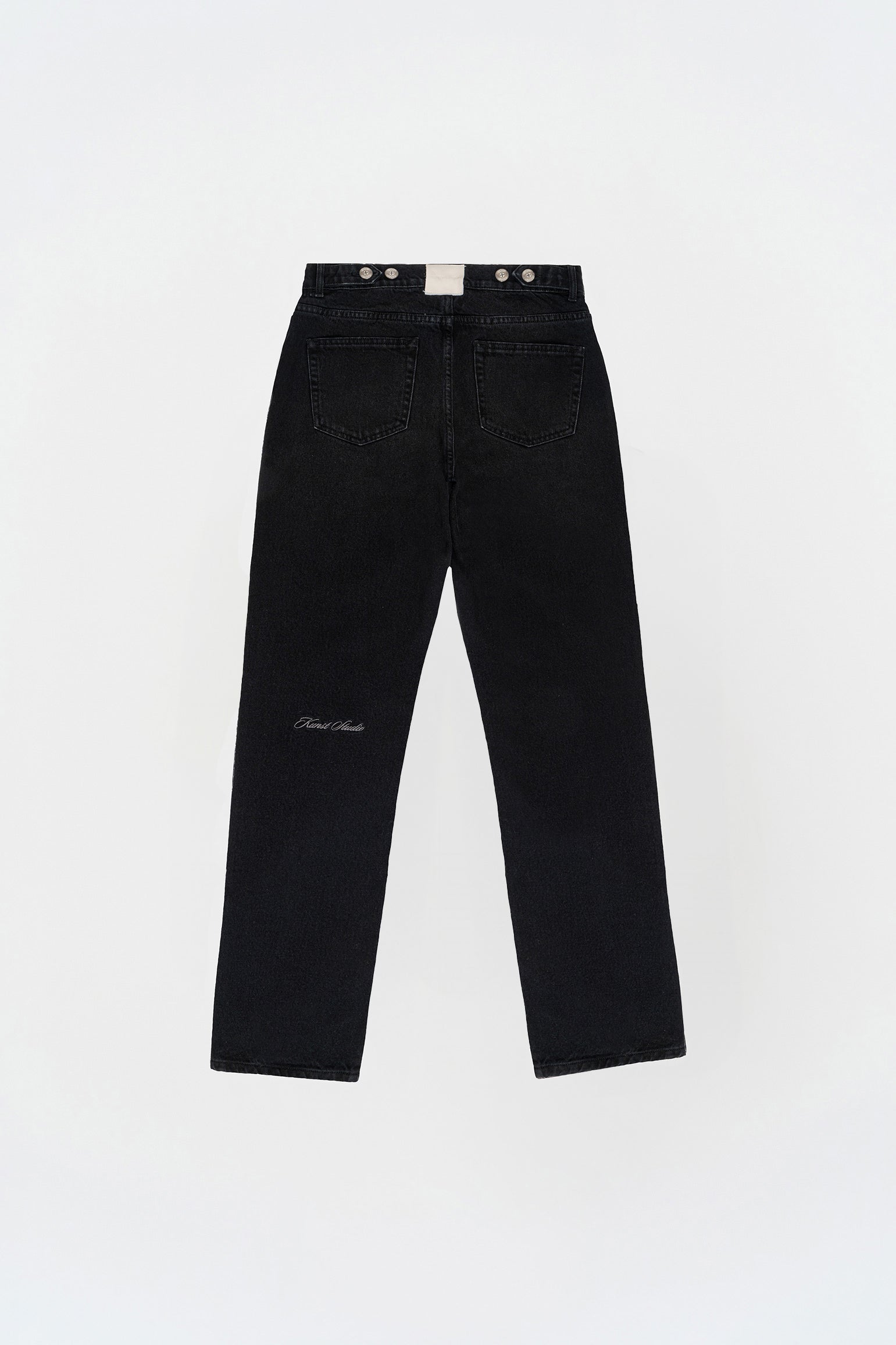 Siyah Straight Fit Jean
